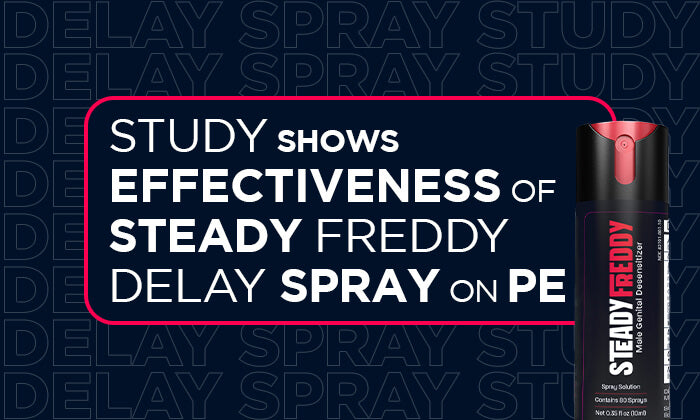 Clinical trial study shows effectiveness of Steady Freddy Delay Spray on premature ejaculation.